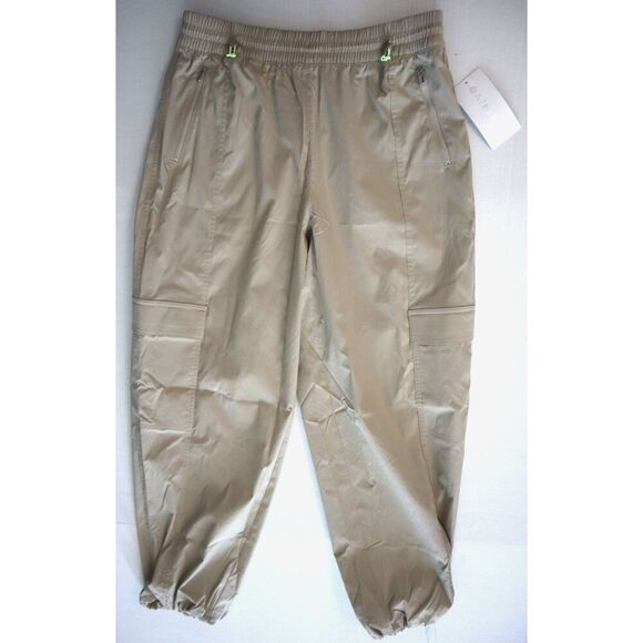 Athleta 463948-00-2 Women's Sz M Oak/Beige Cascade Cargo Poplin Pants - Picture 1 of 13